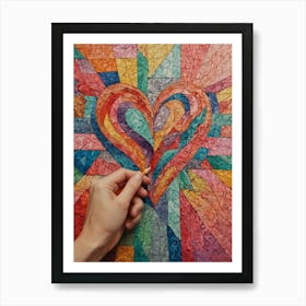 Heart Of Love 29 Art Print