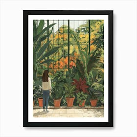 In The Garden Longwood Gardens Usa 1 Art Print