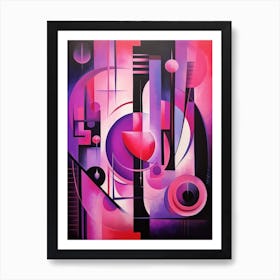 Energy And Vibrations Abstract Geometric 10 Art Print
