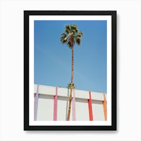 Palm Springs on Film Art Print