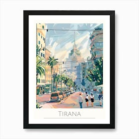 Tirana Art Print