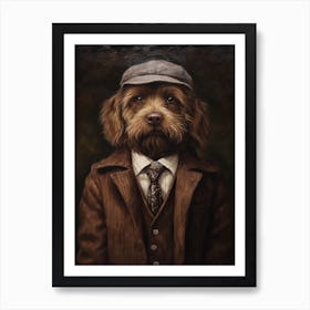 Gangster Dog Wirehaired Pointing Griffon 2 Art Print