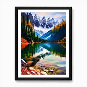 Mountain Lake 31 Art Print