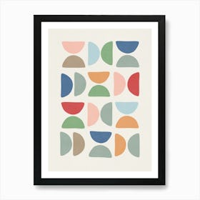 Geometric Shapes 26 2 Art Print