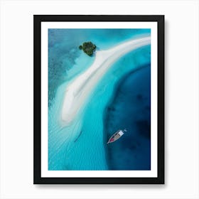 Maldives Island Art Print