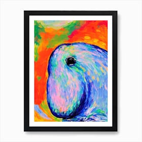 Elephant Seal Matisse Inspired Art Print