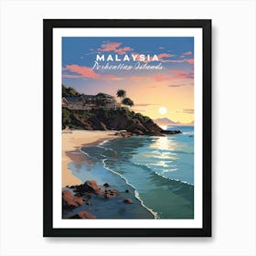 Perhentian Islands Malaysia Poster Art Print