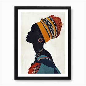 Nomadic Echoes| The African Woman Series Art Print