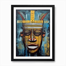 African Mask, Africa Art Print