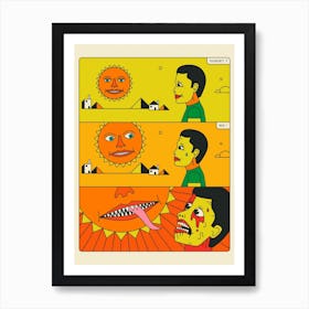 Bad Sun Art Print