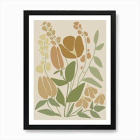 Scandinavian Flower Art Print