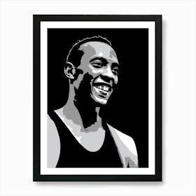 Jesse Owens Art Print