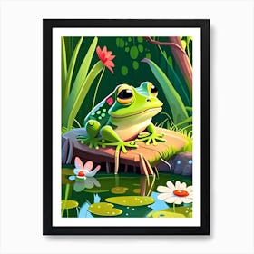 Froggie Art Print