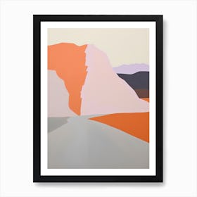 Atacama Desert   South America (Chile), Contemporary Abstract Illustration 2 Art Print