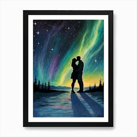 Aurora Kiss Art Print