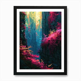Sakura | Pixel Art Series Art Print