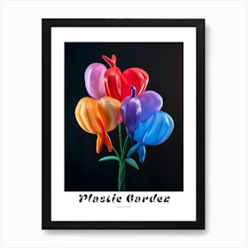 Bright Inflatable Flowers Poster Bleeding Heart 6 Art Print