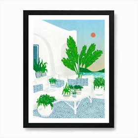 Santorini, Greece, Europe, Travel Art, Greek, Island Art Print