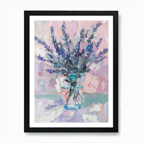 A World Of Flowers Lavender 3 Painting Art Print