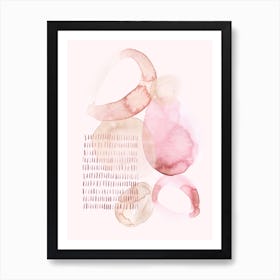 Pink Abstract 3 Art Print