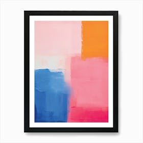 Abstract Painting Vibrant Energy Art Print