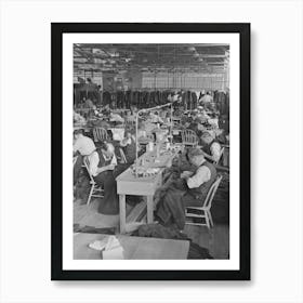 Untitled Photo, Possibly Related To Interior Of Cooperative Garment Factory At Jersey Homesteads, Showing Some Art Print