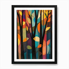 Autumn Trees Art Print