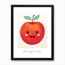 Friendly Kids Pomegranate 1 Poster Art Print