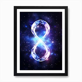 Nasa Space Background Art Print