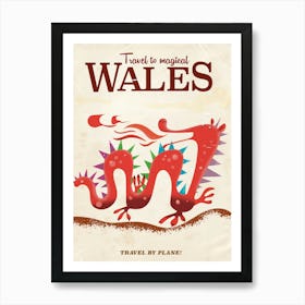 Travel To Magical Wales Art Print