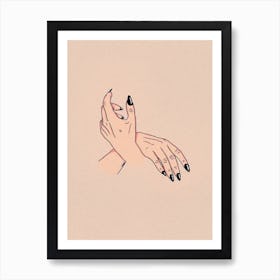 Pair Of Hands Art Print