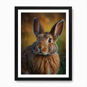 Rabbit Portrait 2 Art Print