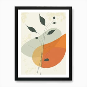 Abstract Plant 1 Art Print