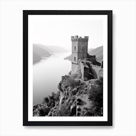 Portovenere, Italy, Black And White Photography 2 Art Print