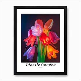 Bright Inflatable Flowers Poster Coral Bells 4 Art Print
