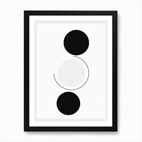 Minimal Abstract Shapes 67 Art Print