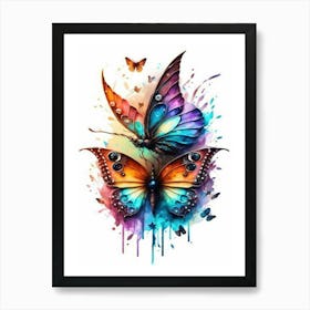 Butterfly Painting Art Print