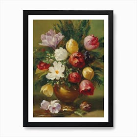 Crocus Painting 4 Flower Art Print