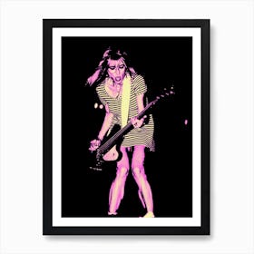 kim gordon sonic youth Art Print