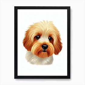 Havanese Illustration Dog Art Print