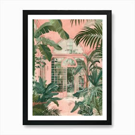 London Garden 1 Art Print