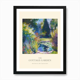 Cottage Garden Poster Fairy Pond 1 Art Print