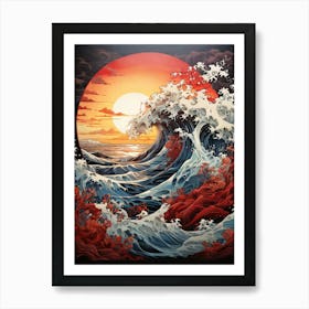 Great Wave Off Kanagawa 27 Art Print