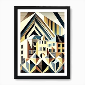 Deco Geometry Art 12 Art Print