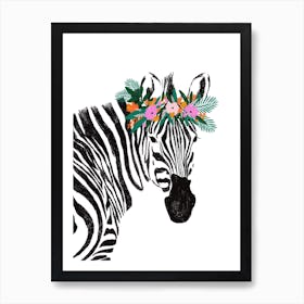 Zebra Nursey Print Art Print