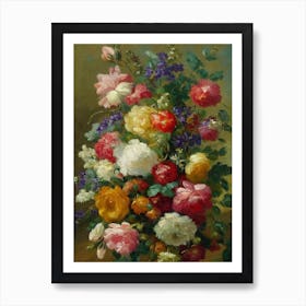 Statice Painting 2 Flower Art Print