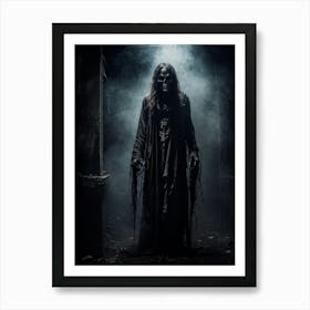 Ancient Health Frightened Daemon Human Rip Costume Scarey Afraid Invisible Evil Spook Ma (20) Art Print