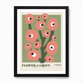 Flower Garden Bologna Art Print