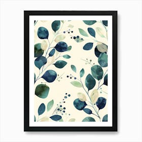 Eucalyptus Leaves 25 Art Print