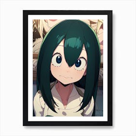 My Hero Academia Tsuyu Asui (34) 1 Art Print